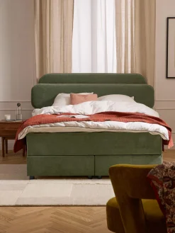 Letto boxspring con vano contenitore Enrica