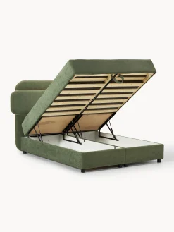 Letto boxspring con vano contenitore Enrica