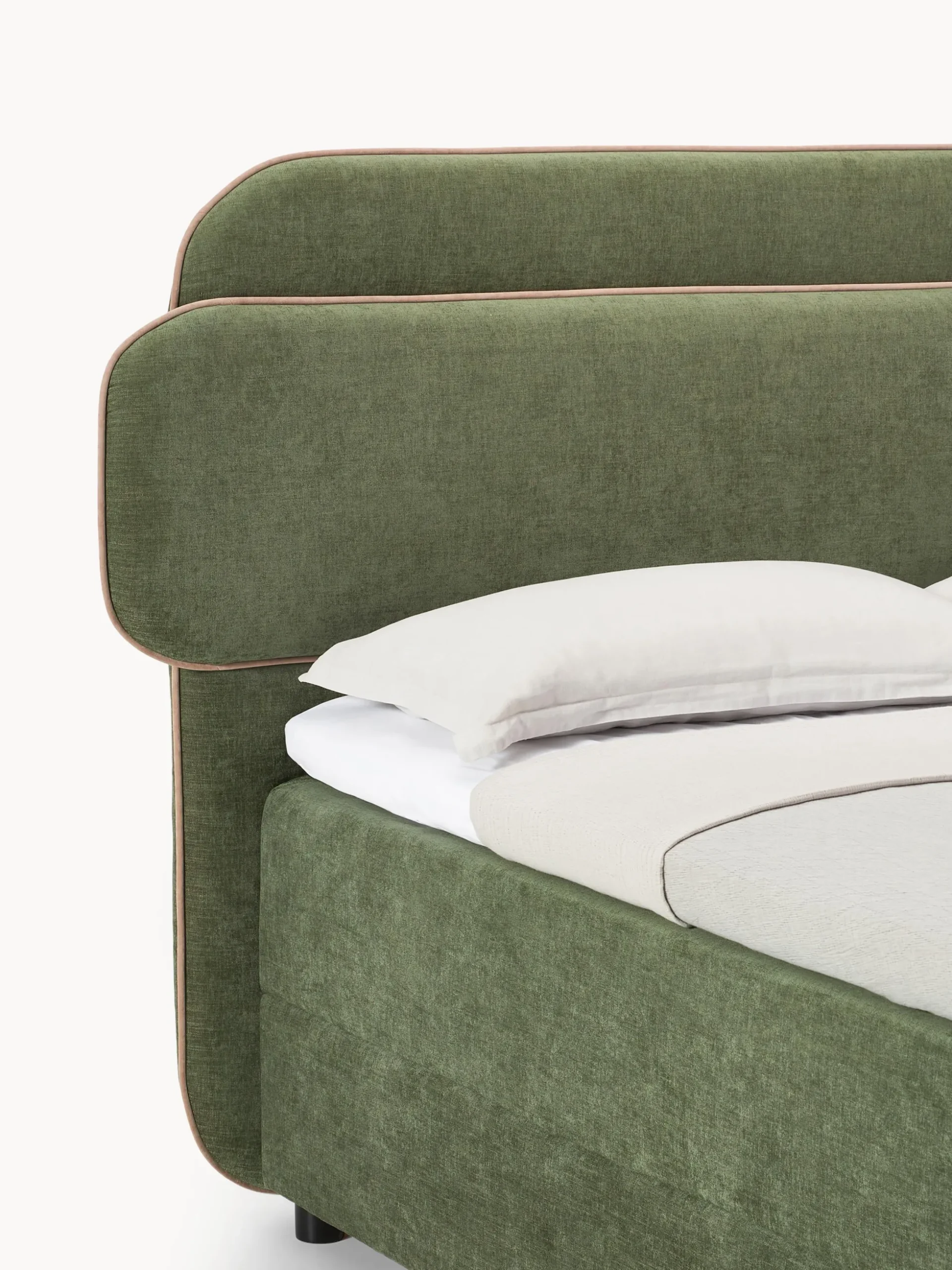 Letto boxspring con vano contenitore Enrica