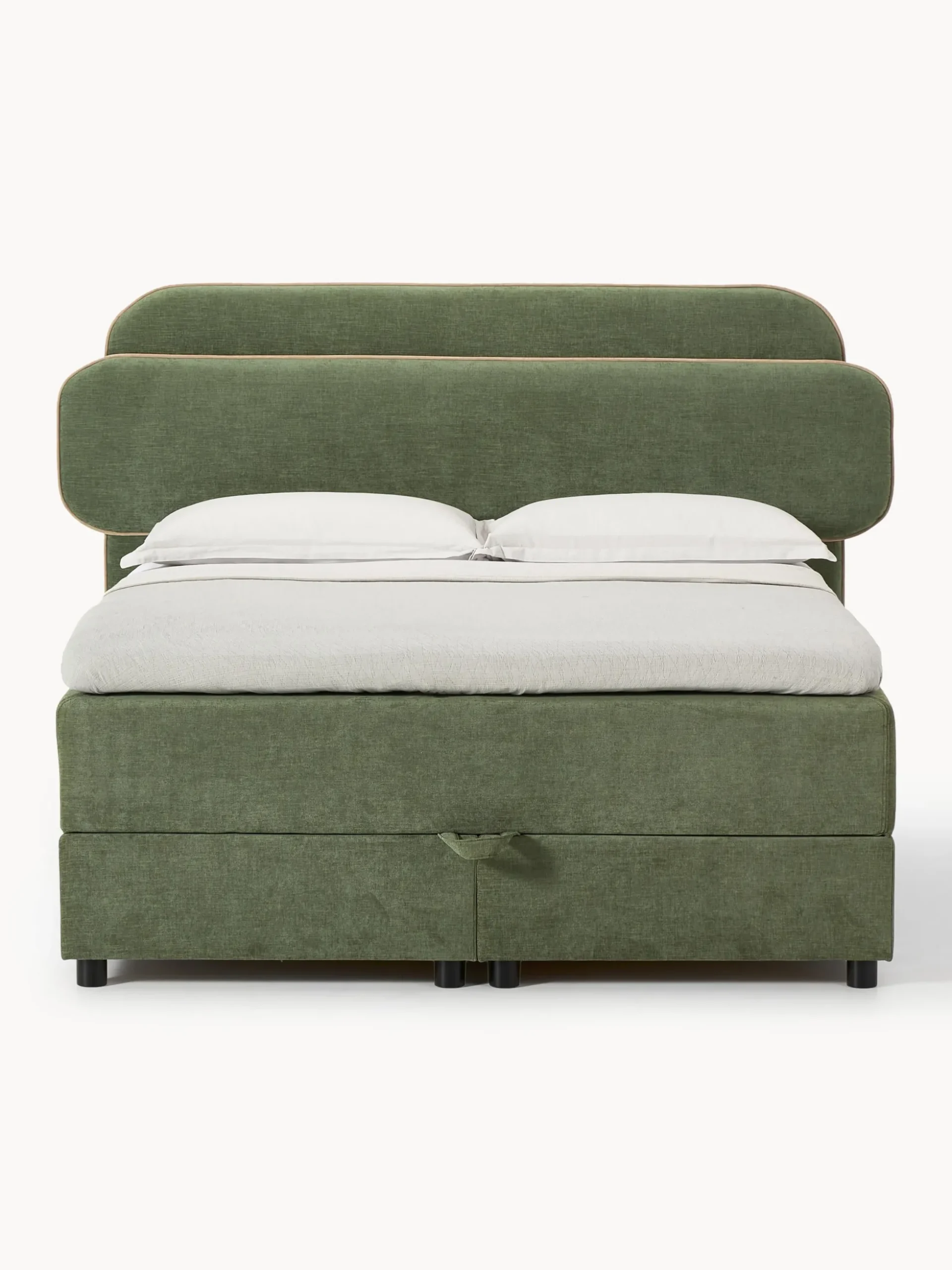 Letto boxspring con vano contenitore Enrica