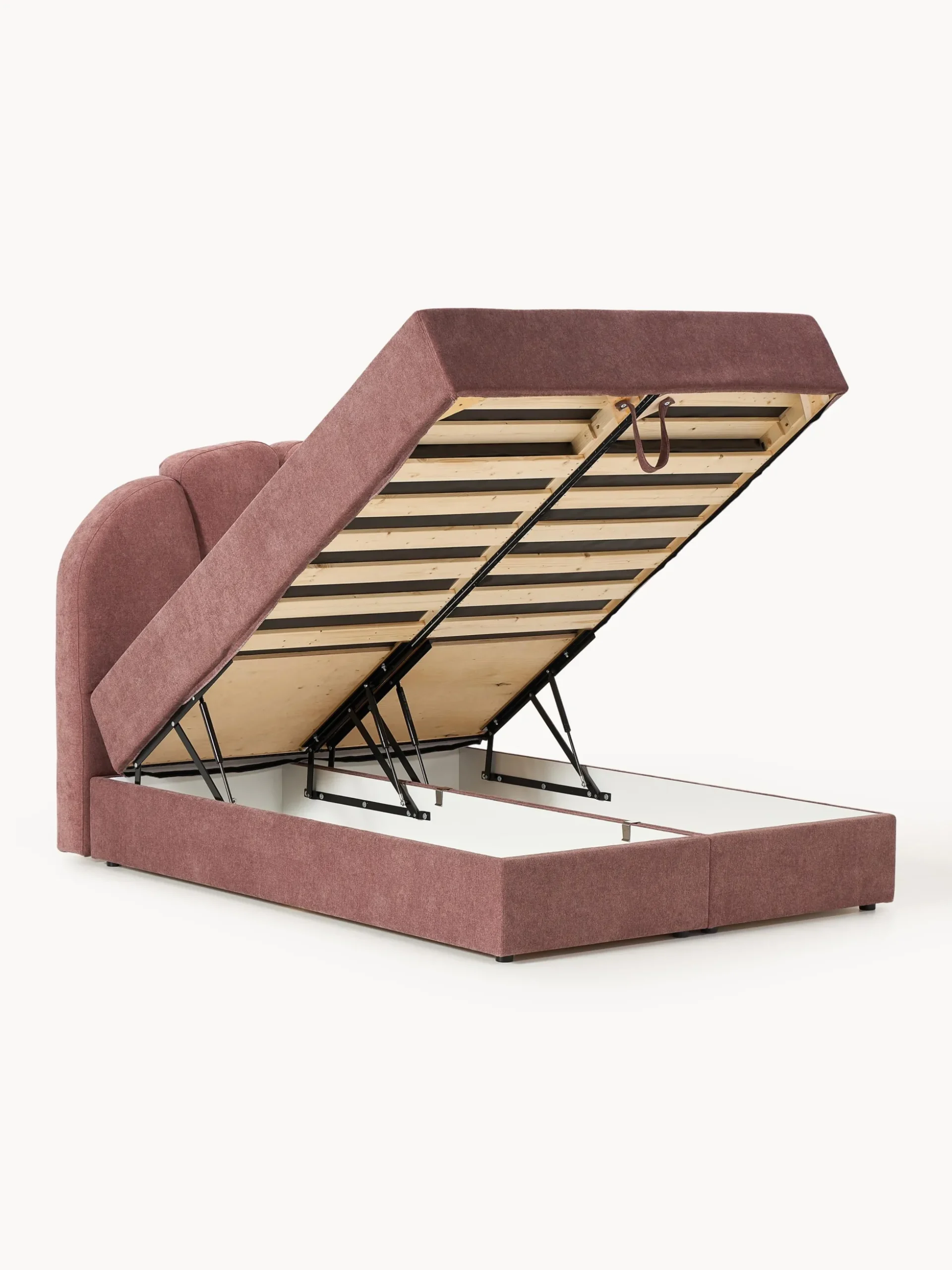 Letto boxspring con vano contenitore Romia