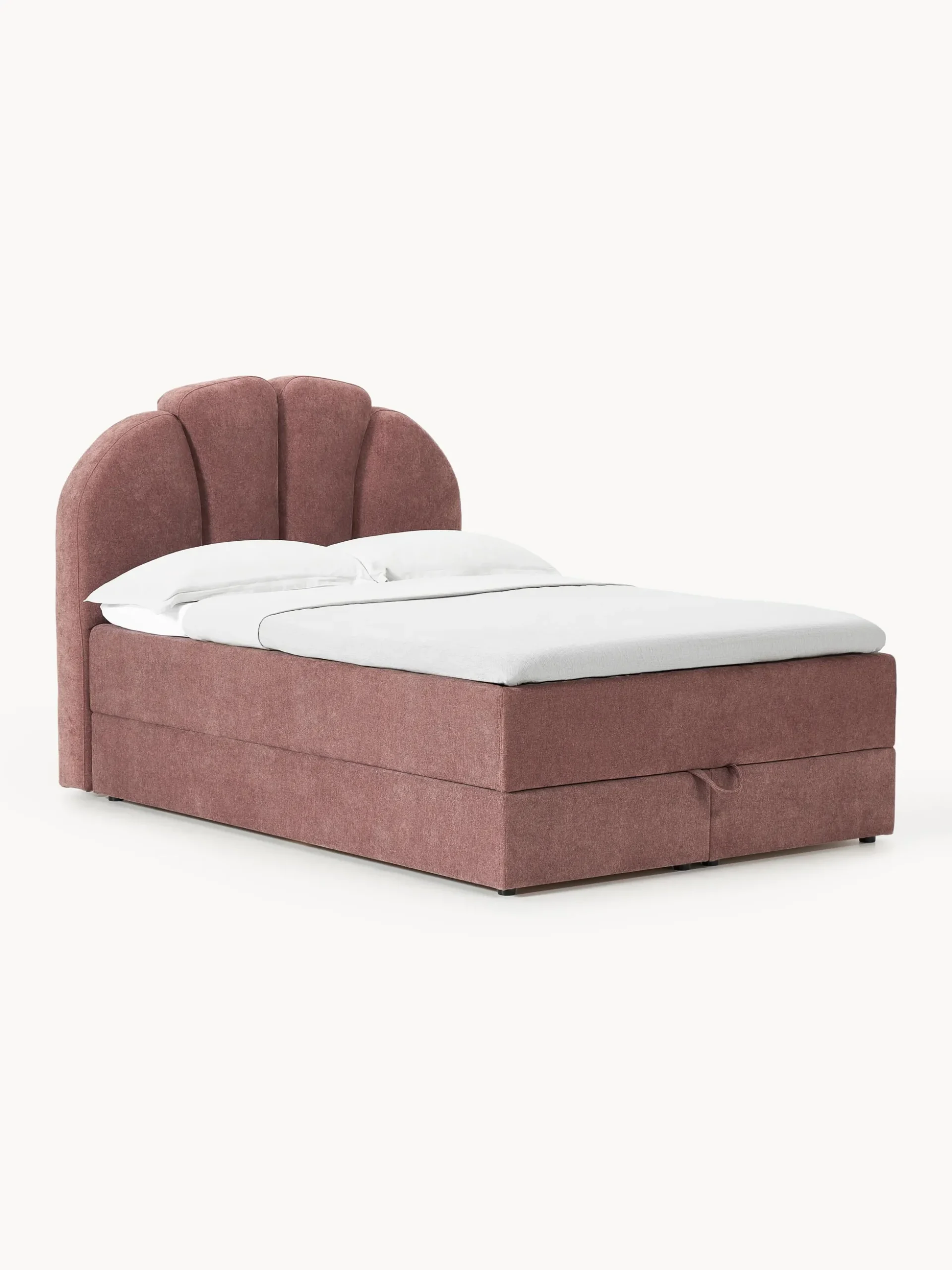 Letto boxspring con vano contenitore Romia
