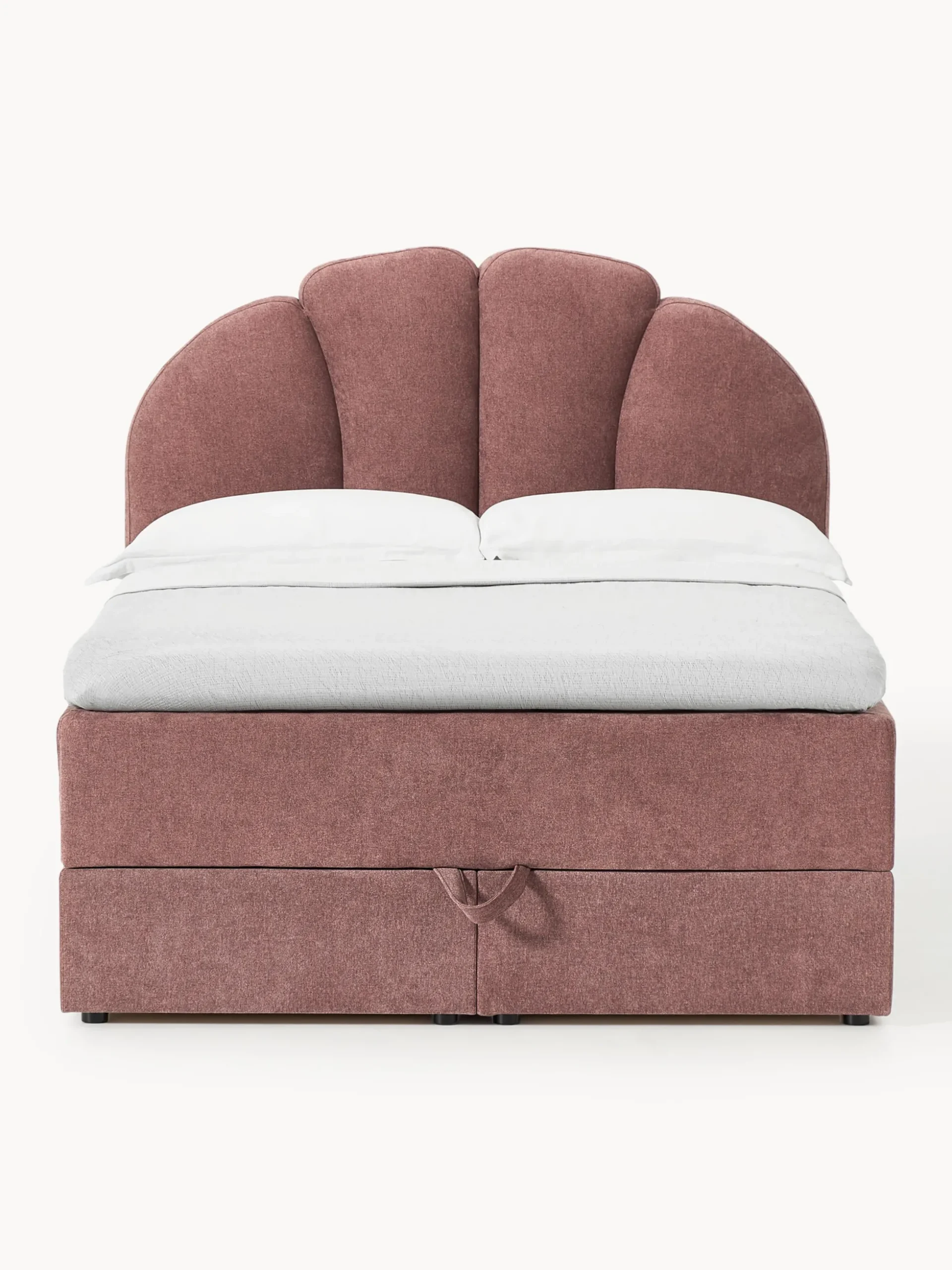 Letto boxspring con vano contenitore Romia