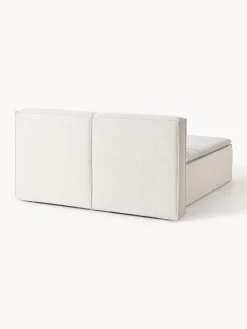 Letto boxspring in bouclé Lennon