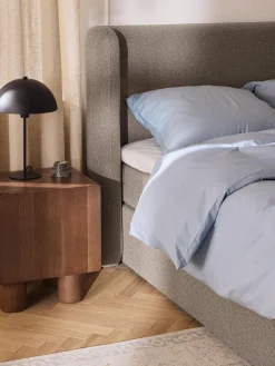 Letto boxspring in bouclé Perla