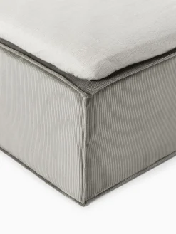 Letto boxspring in velluto a coste Lennon