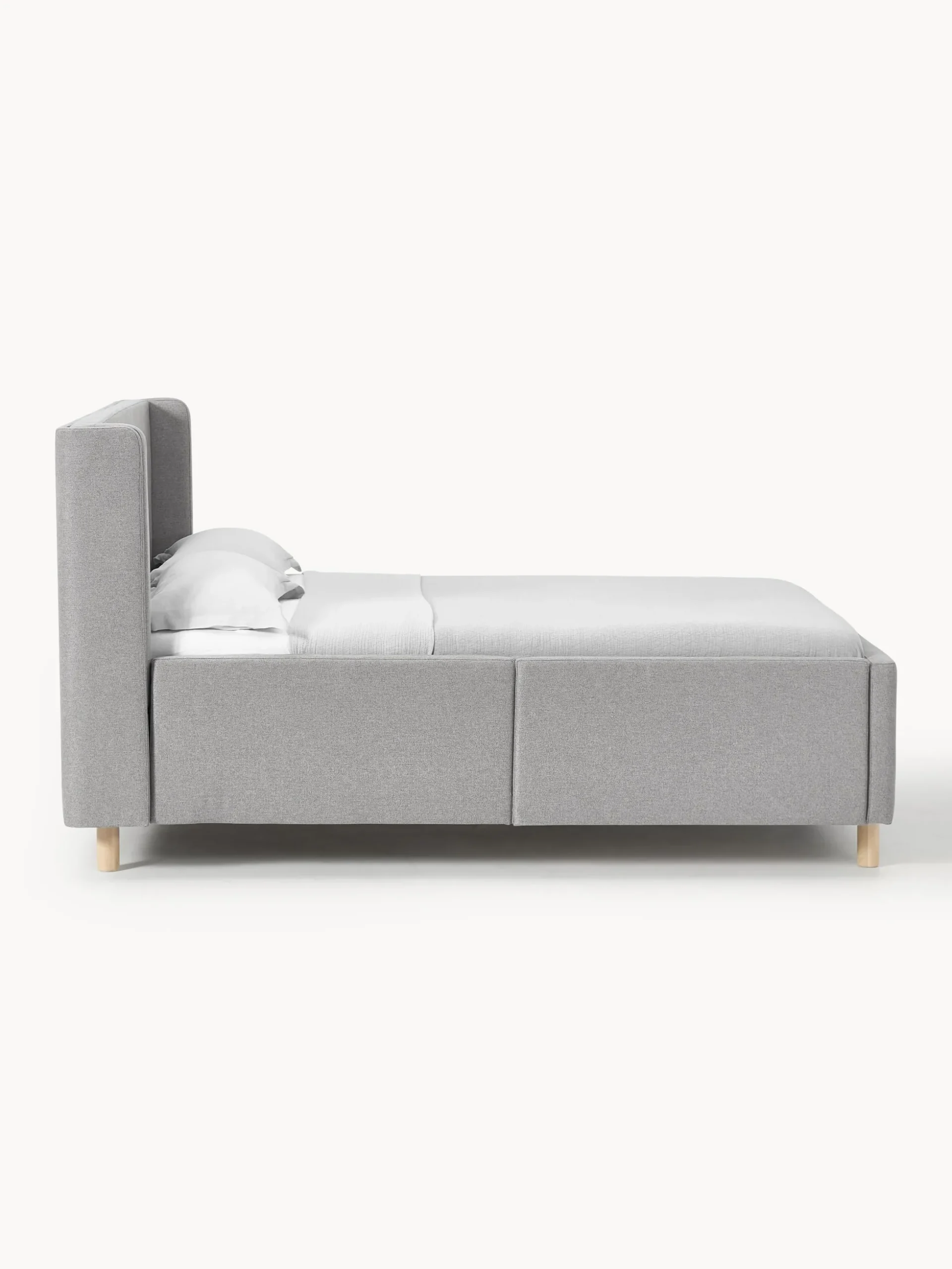 Letto imbottito con cassetti Arche