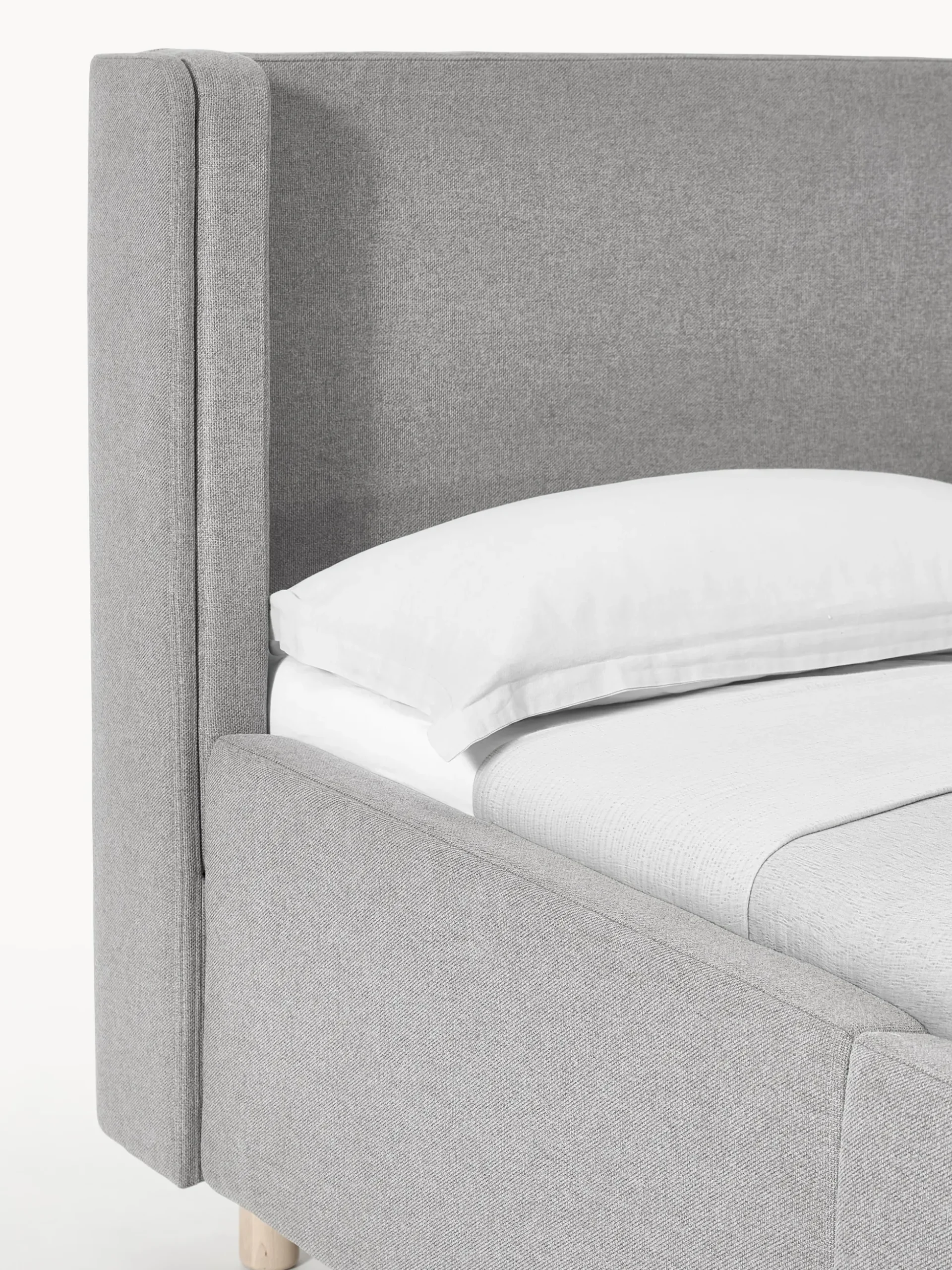 Letto imbottito con cassetti Arche