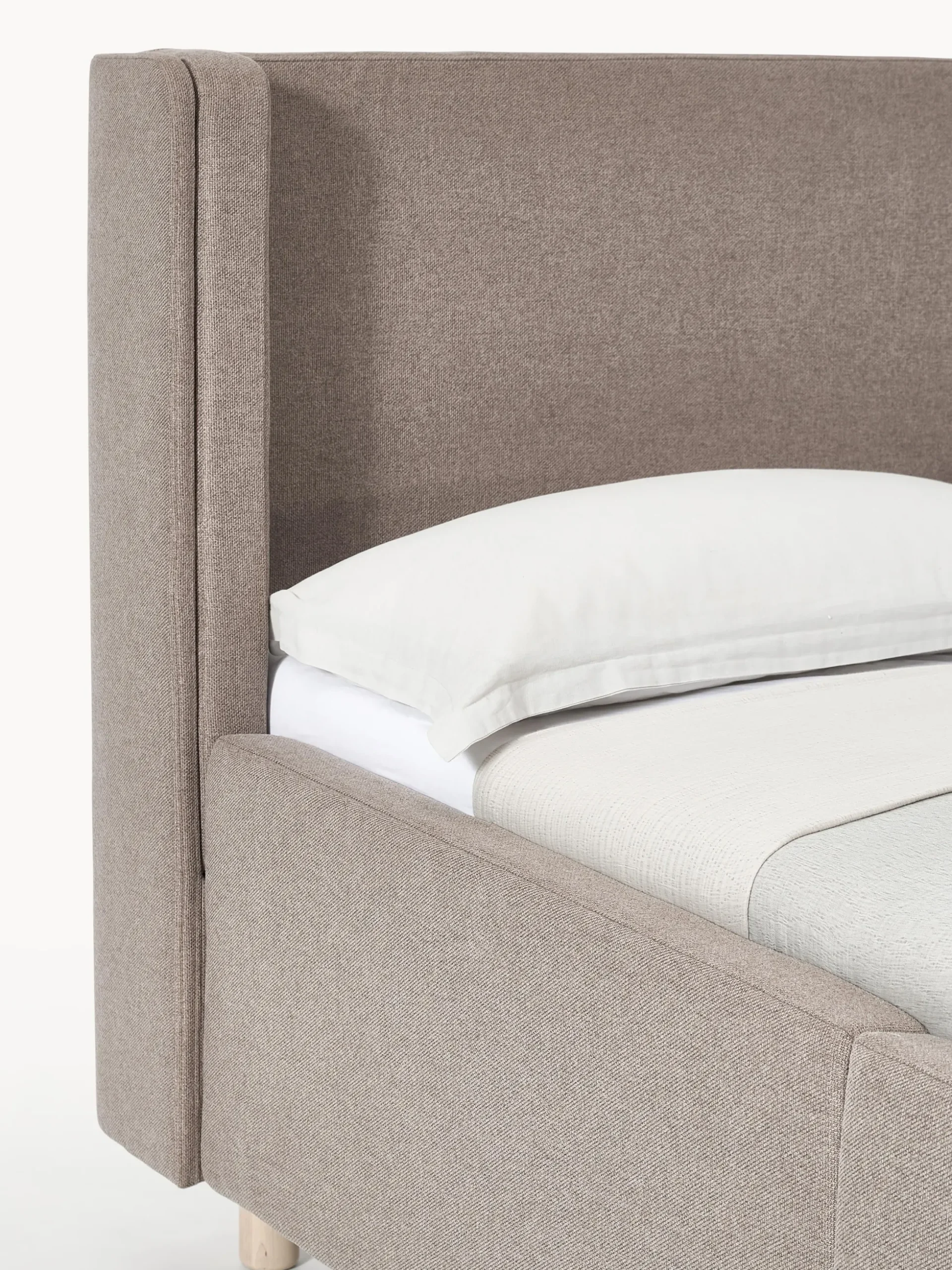 Letto imbottito con cassetti Arche