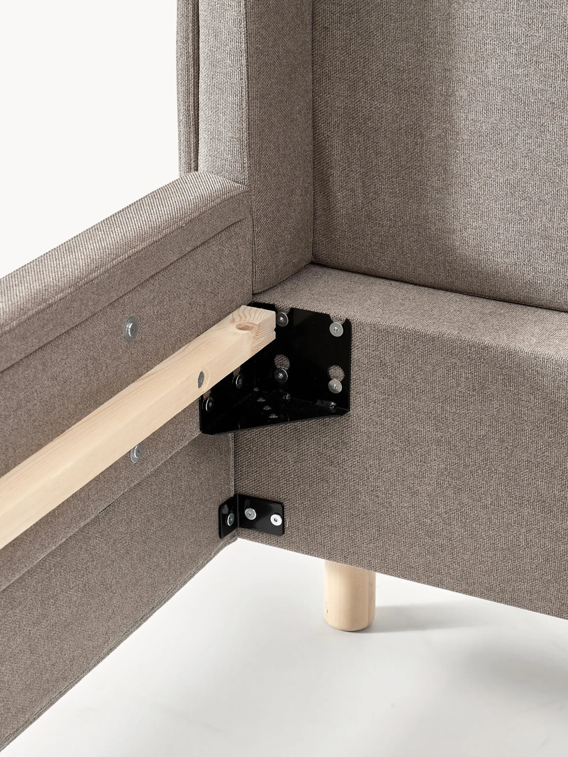 Letto imbottito con cassetti Arche