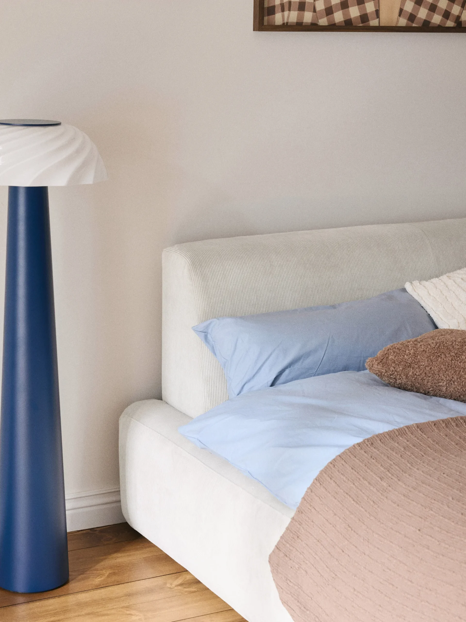 Letto imbottito con contenitore Melva