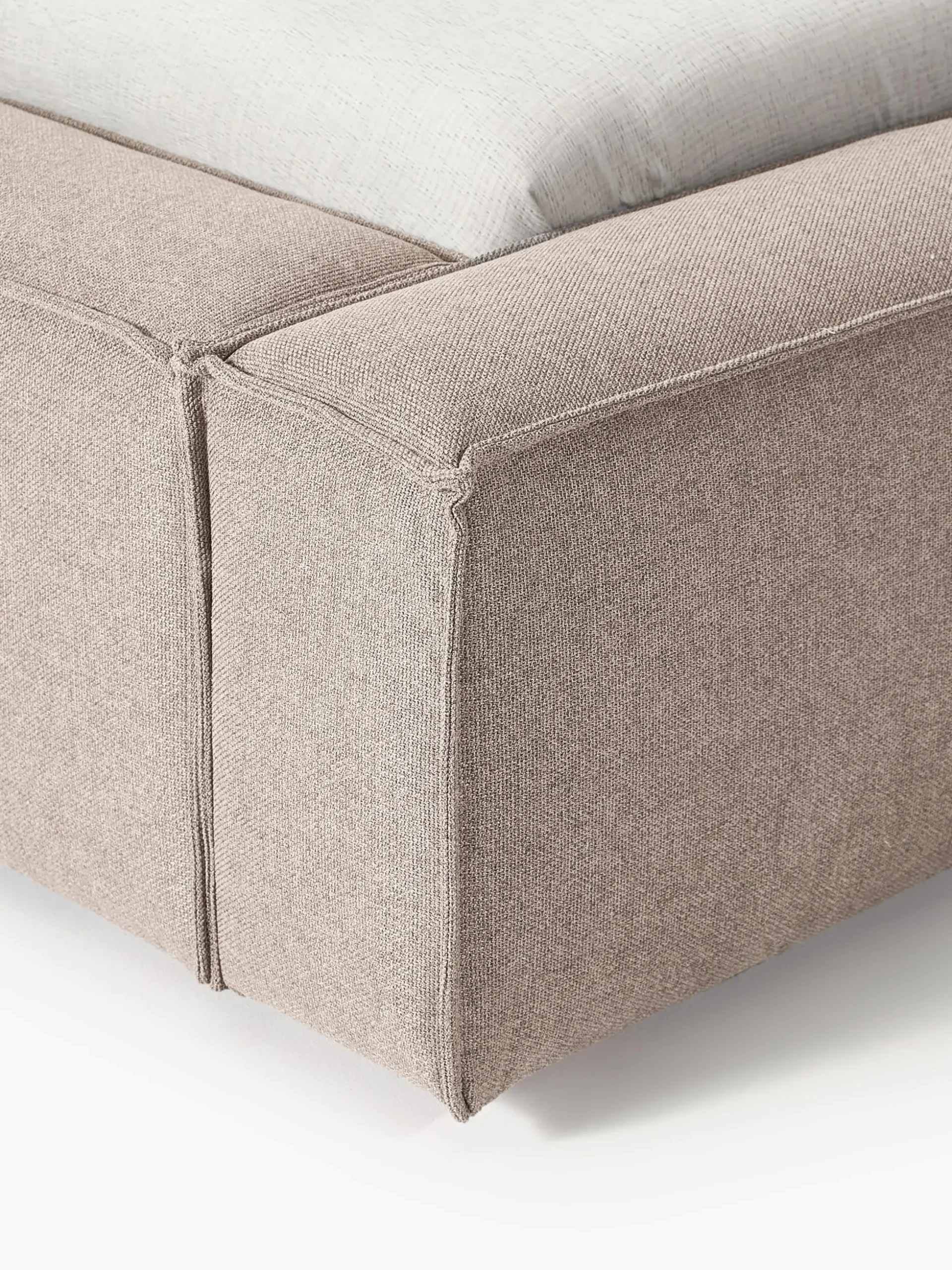 Letto imbottito con contenitore Lennon