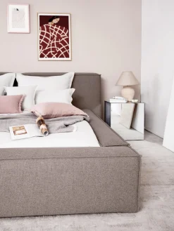 Letto imbottito con contenitore Lennon