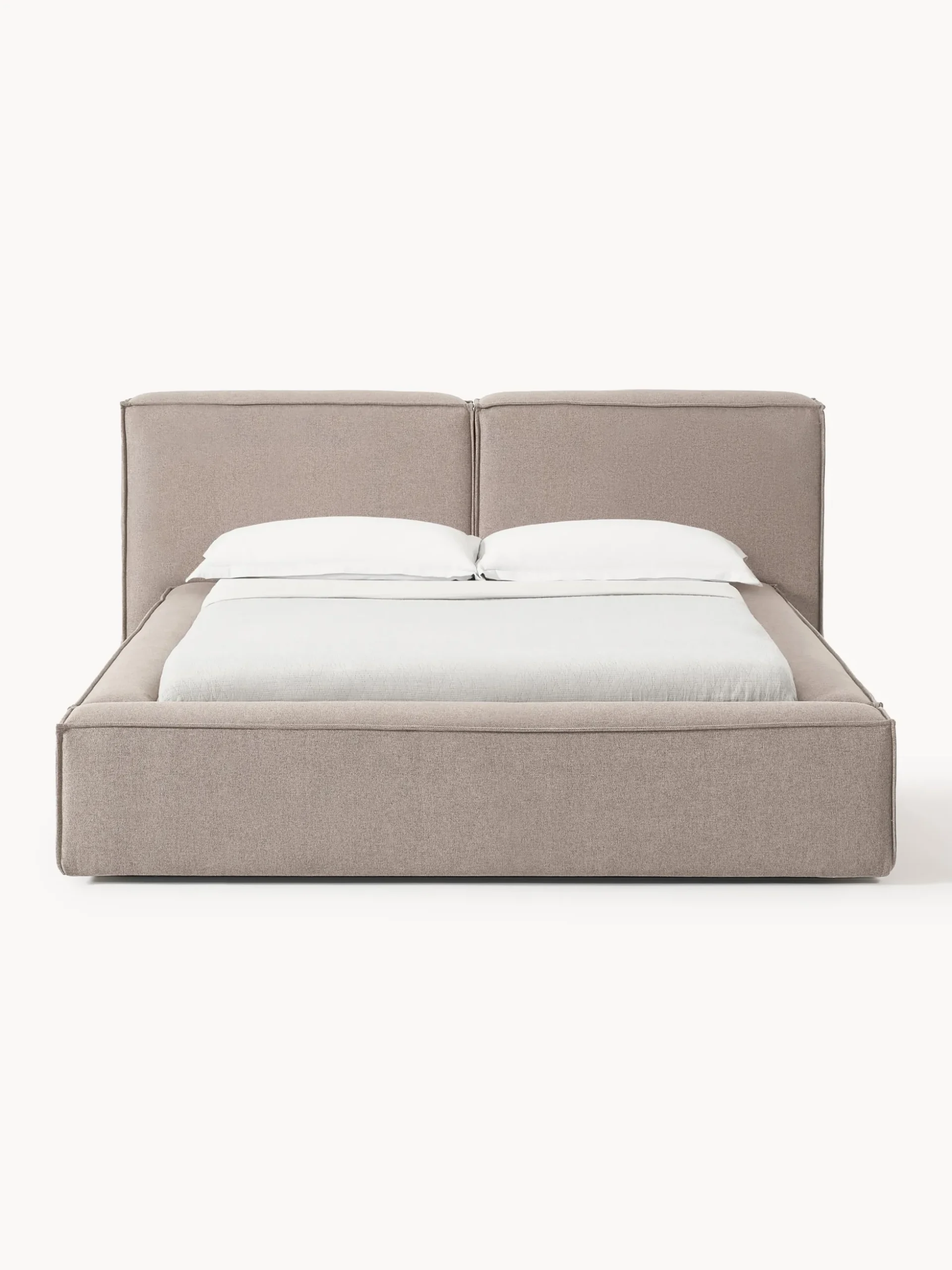 Letto imbottito con contenitore Lennon
