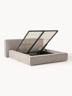 Letto imbottito con contenitore Lennon