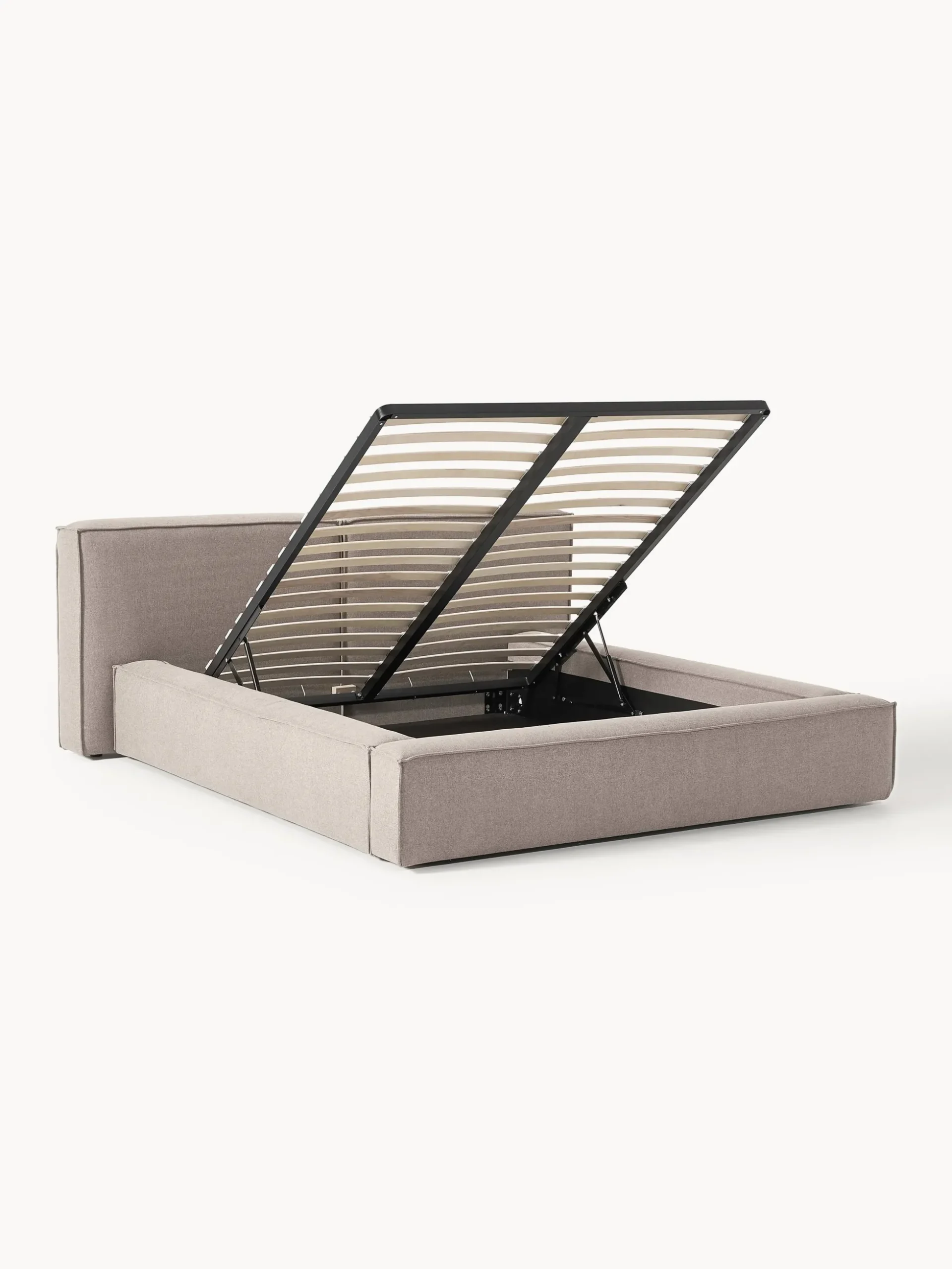 Letto imbottito con contenitore Lennon