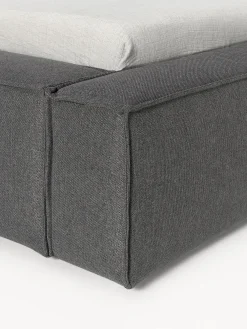 Letto imbottito con contenitore Lennon