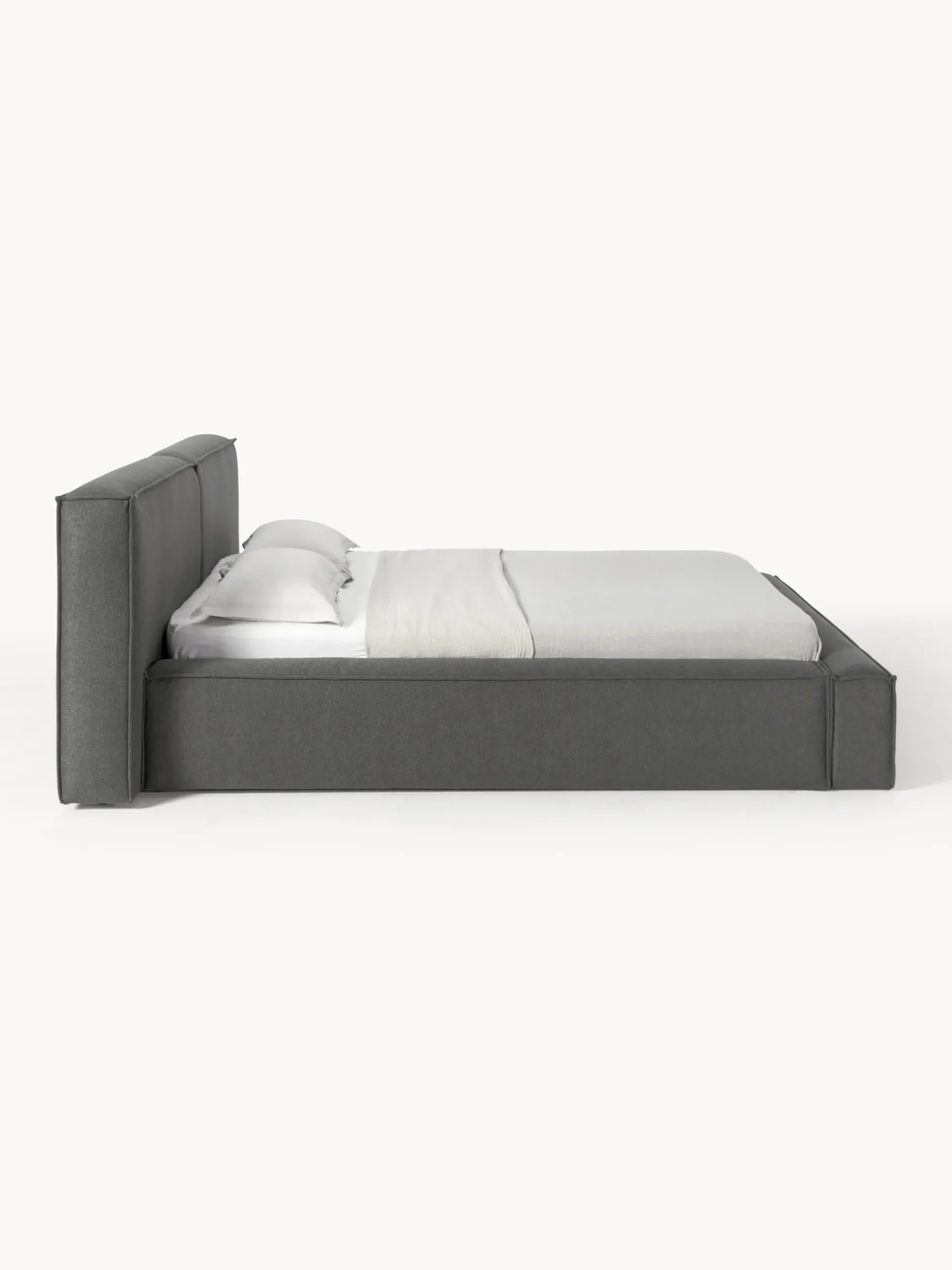Letto imbottito con contenitore Lennon