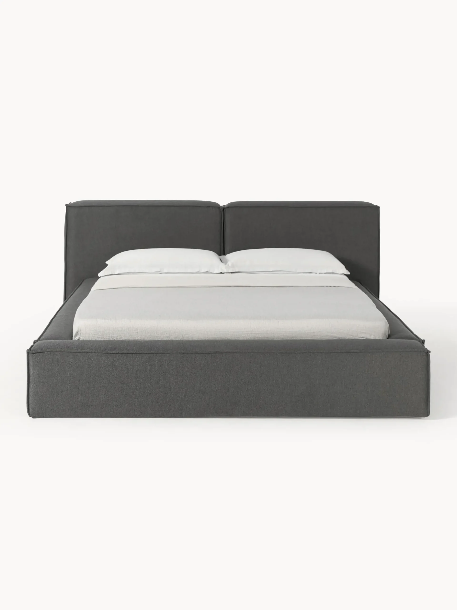 Letto imbottito con contenitore Lennon