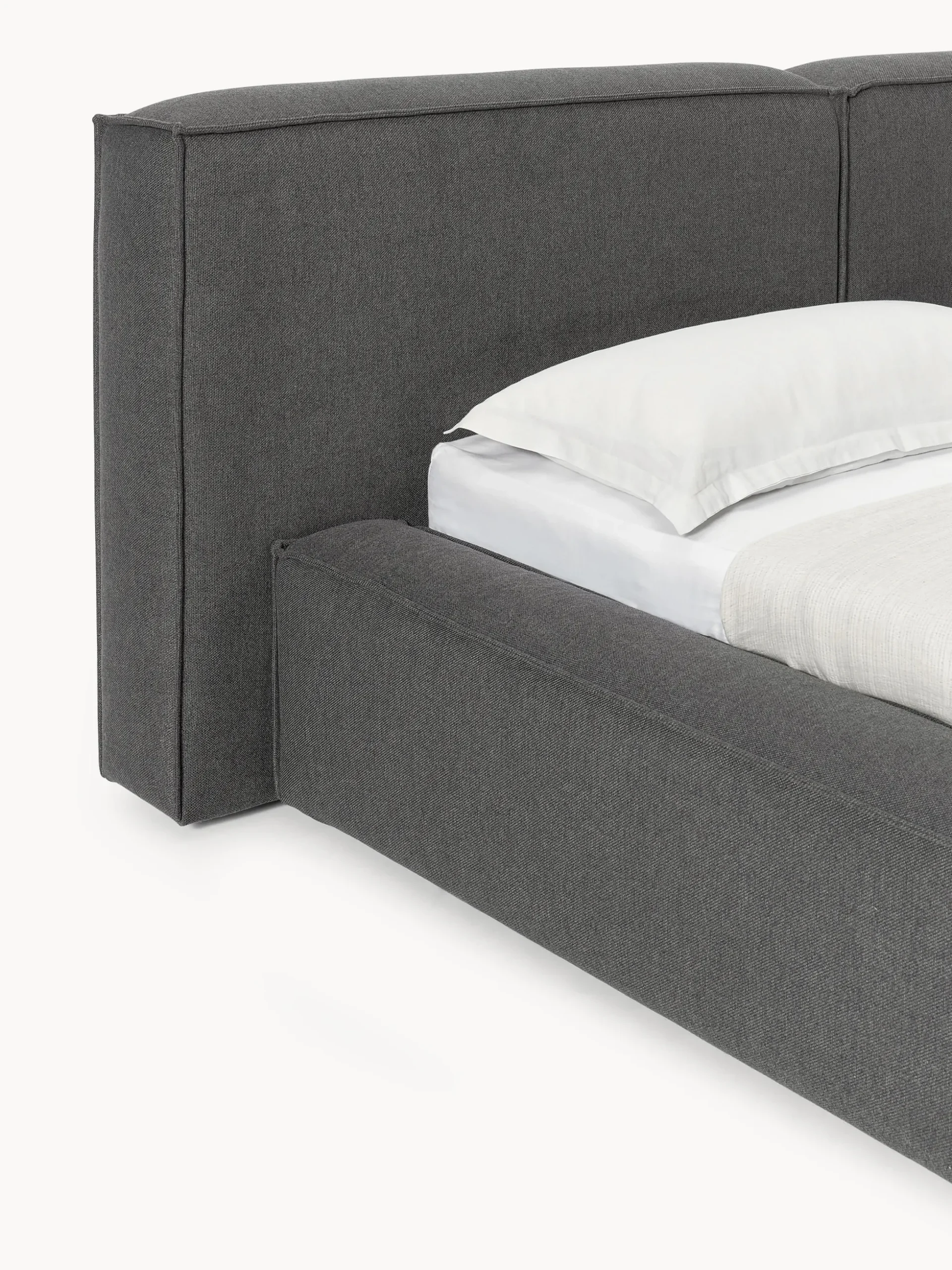 Letto imbottito con contenitore Lennon