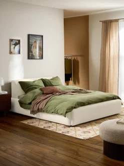 Letto imbottito con contenitore Melva