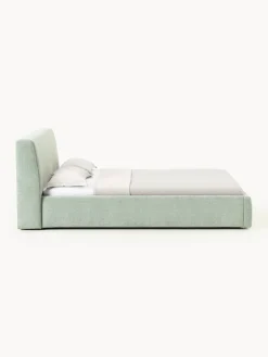 Letto imbottito con contenitore Cloud