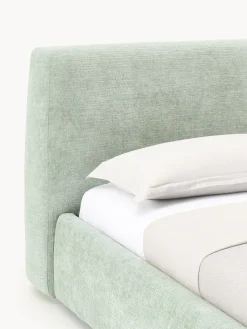 Letto imbottito con contenitore Cloud