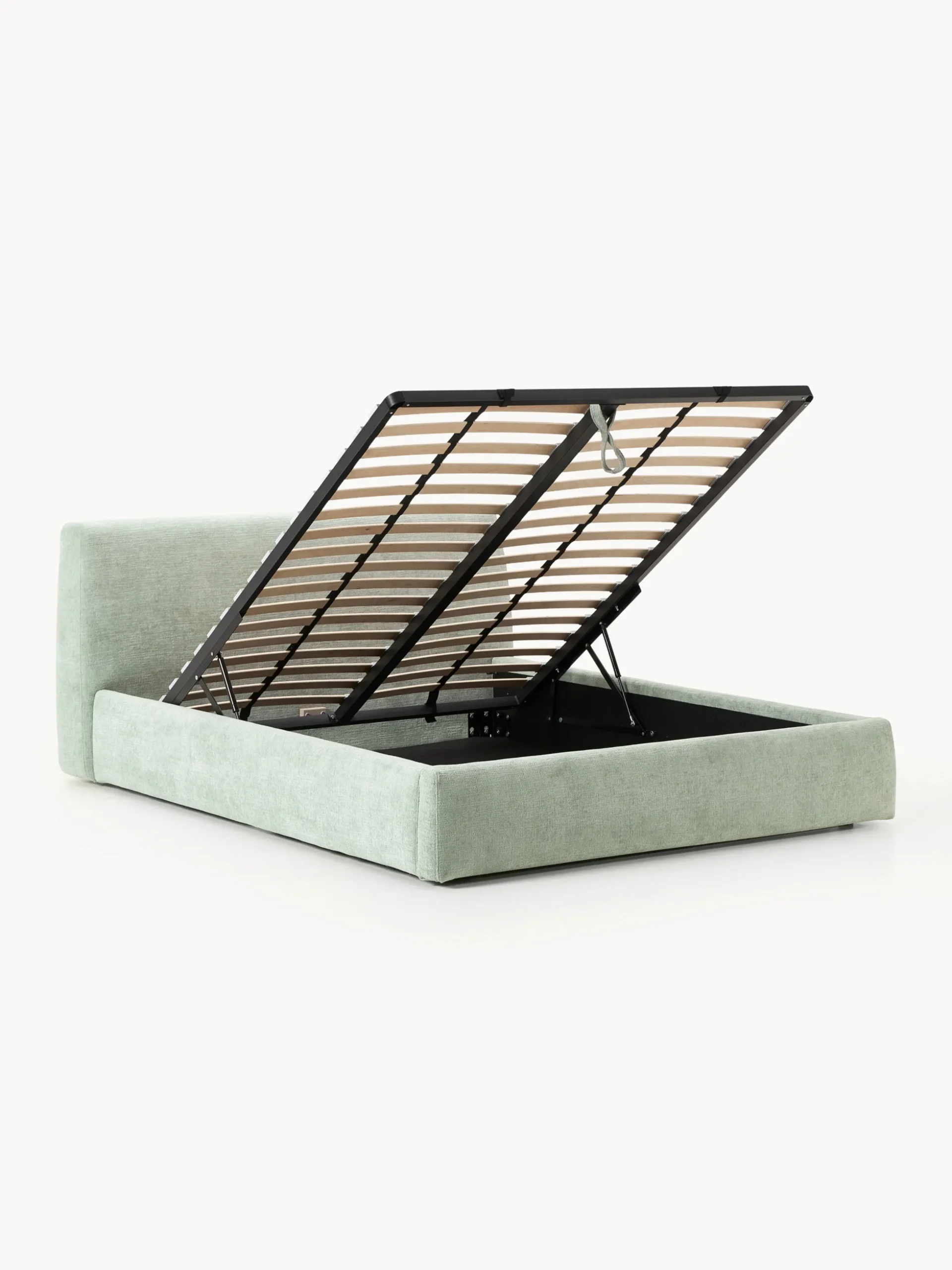 Letto imbottito con contenitore Cloud