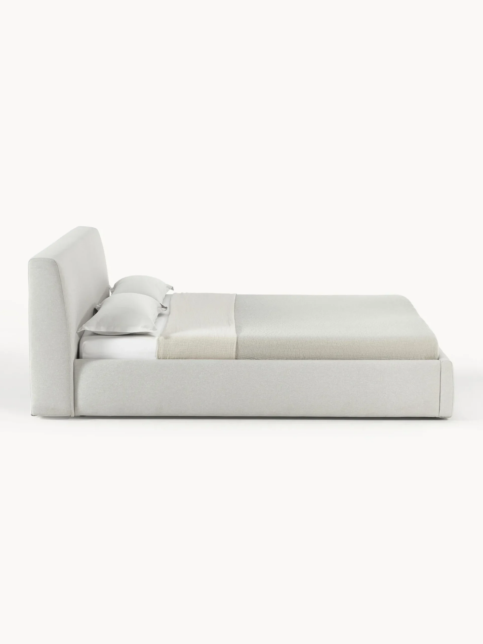 Letto imbottito con contenitore Cloud
