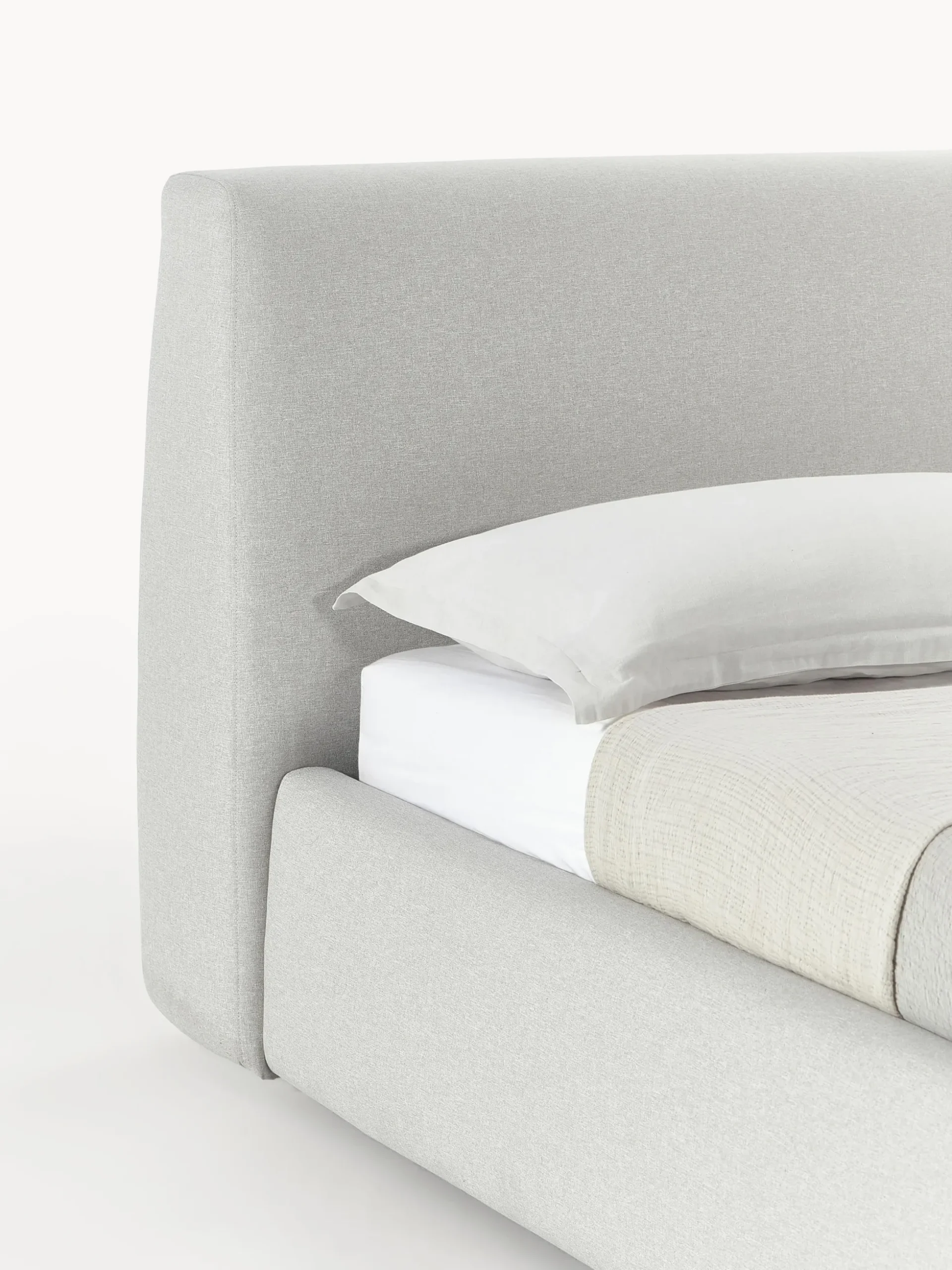Letto imbottito con contenitore Cloud