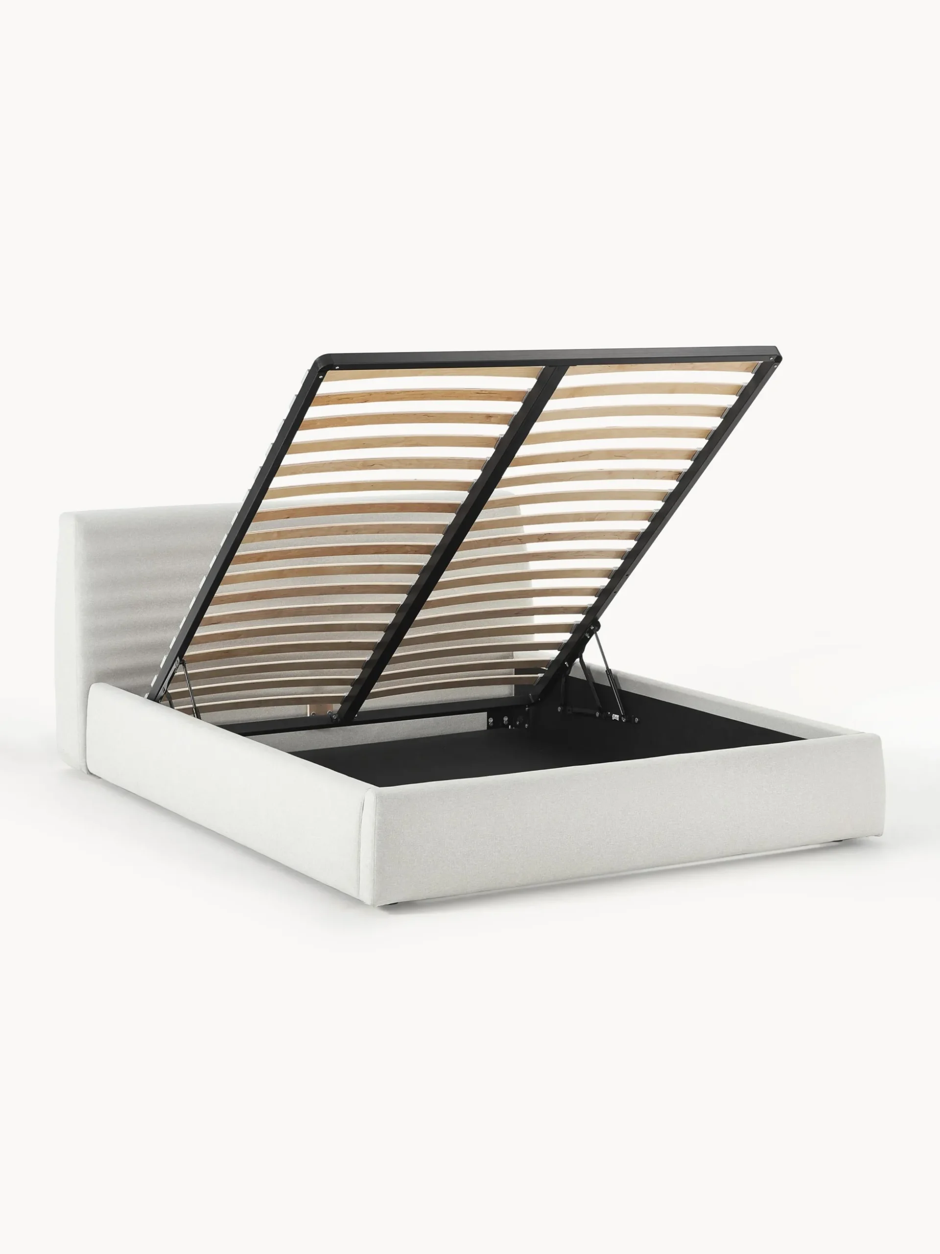 Letto imbottito con contenitore Cloud