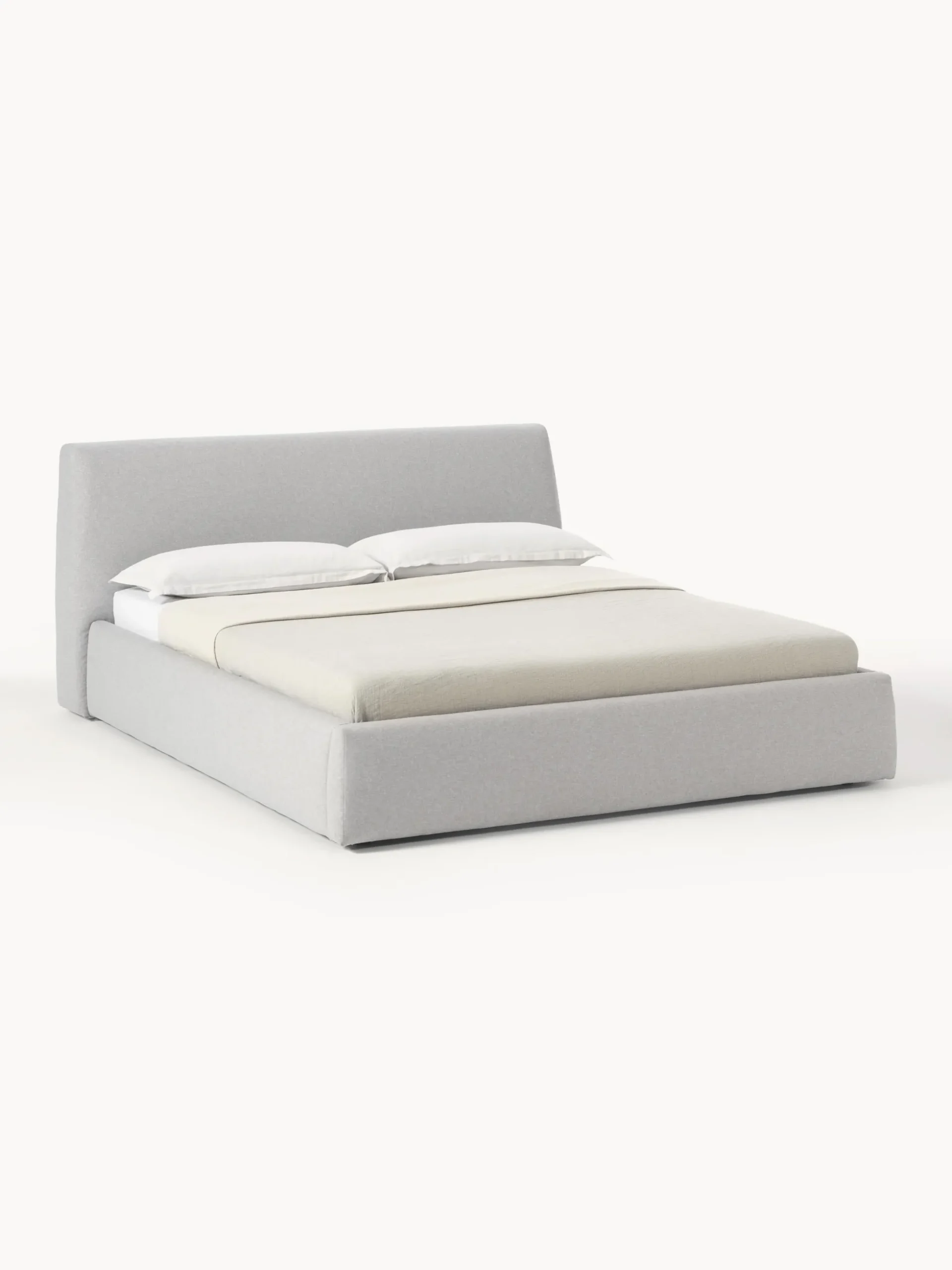 Letto imbottito con contenitore Cloud