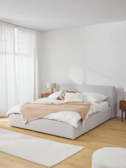 Letto imbottito con contenitore Cloud