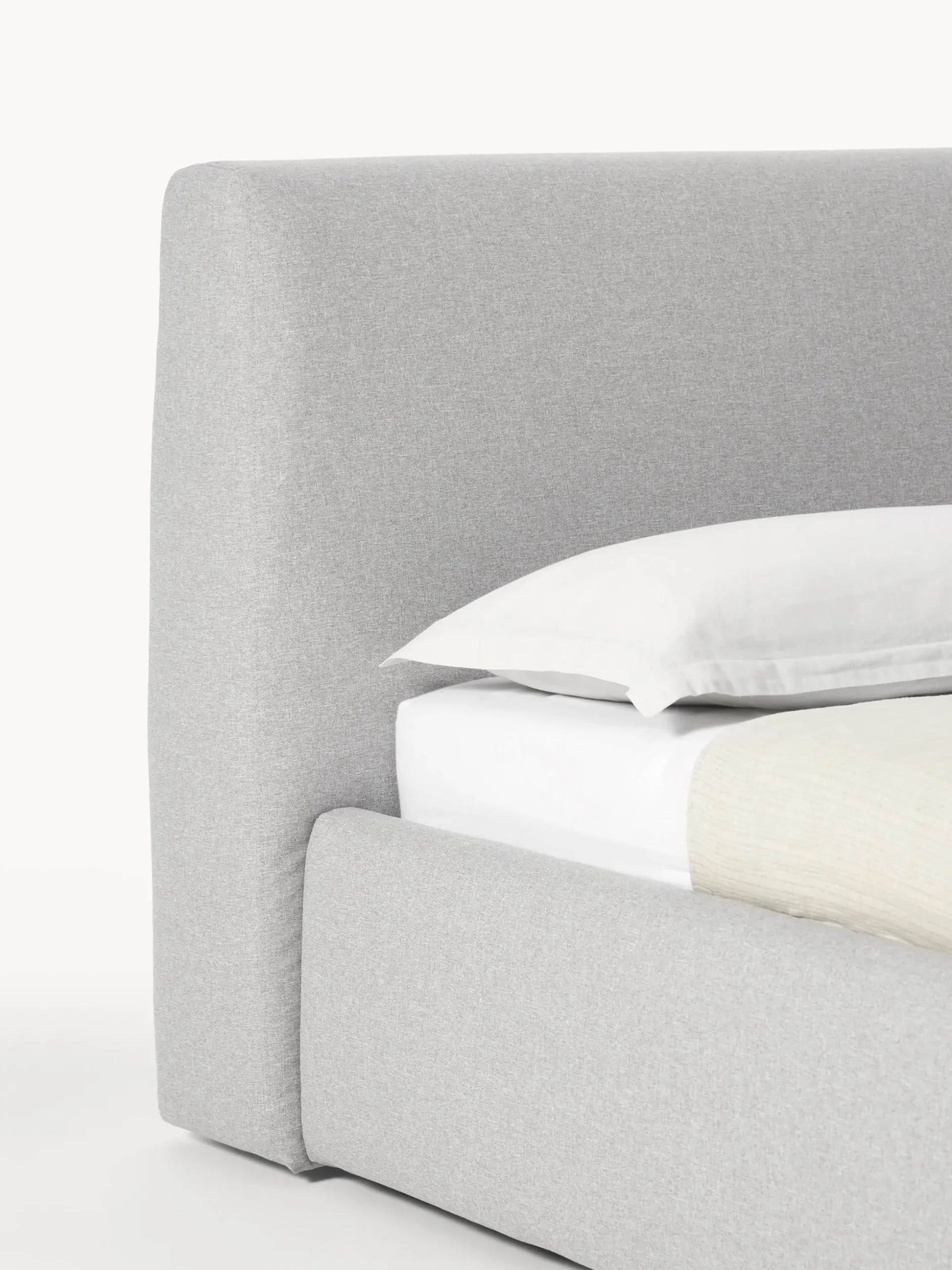 Letto imbottito con contenitore Cloud