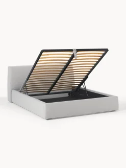 Letto imbottito con contenitore Cloud