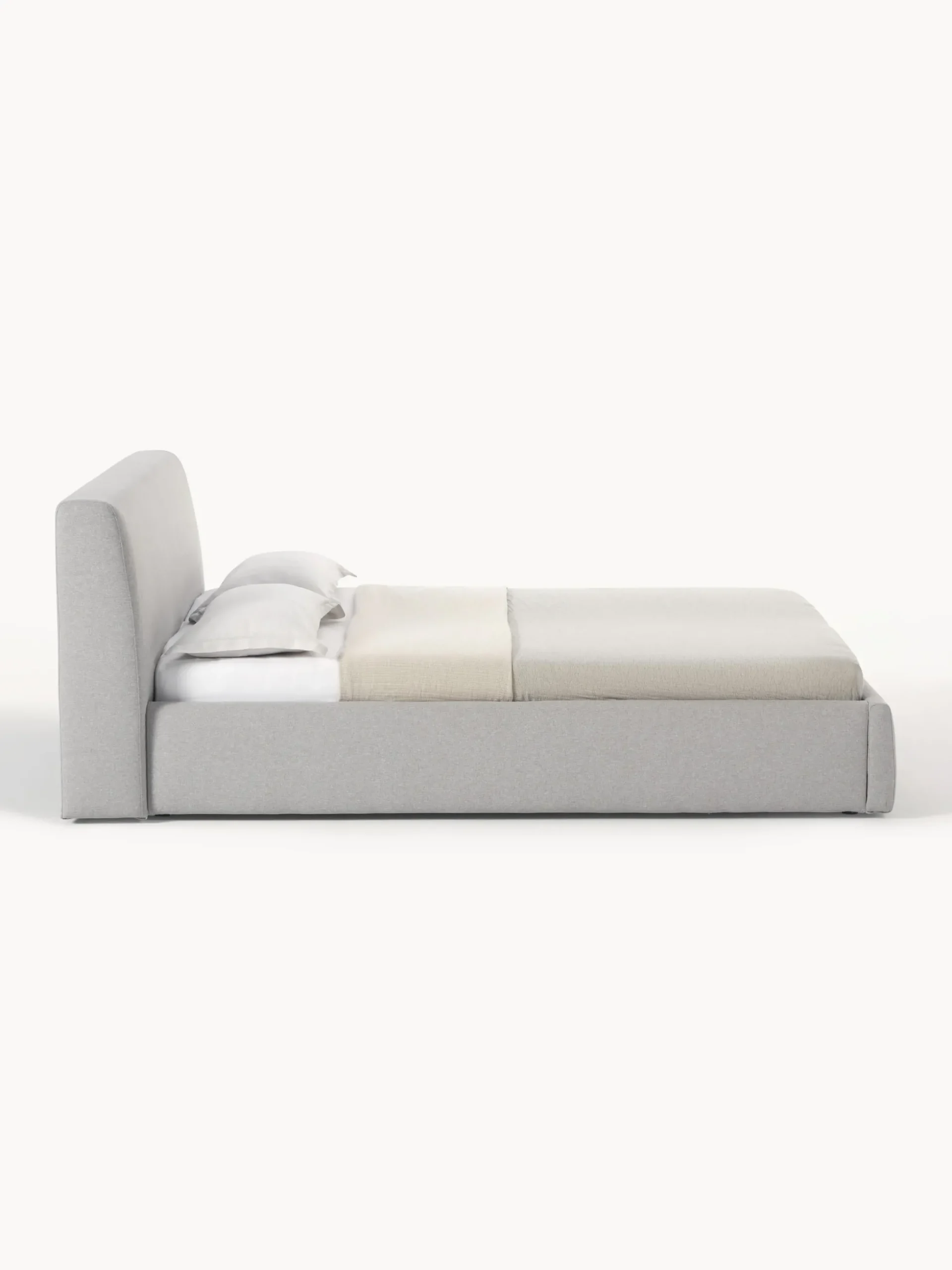 Letto imbottito con contenitore Cloud