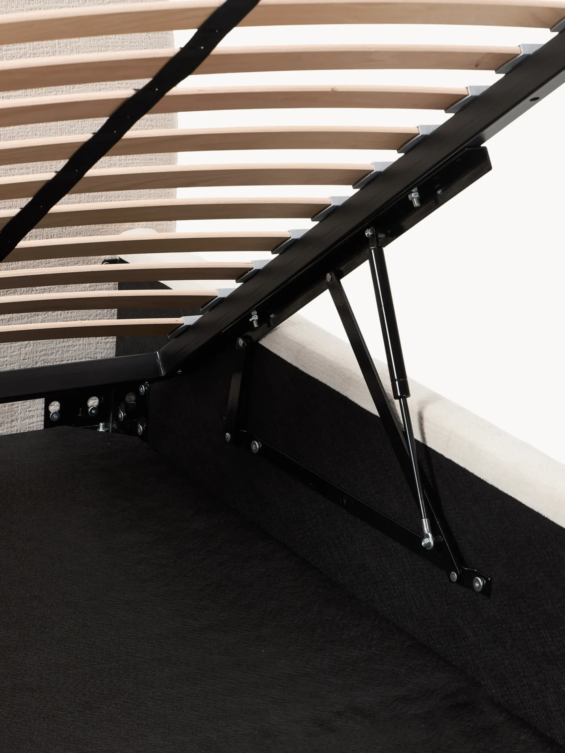 Letto imbottito con contenitore Cloud