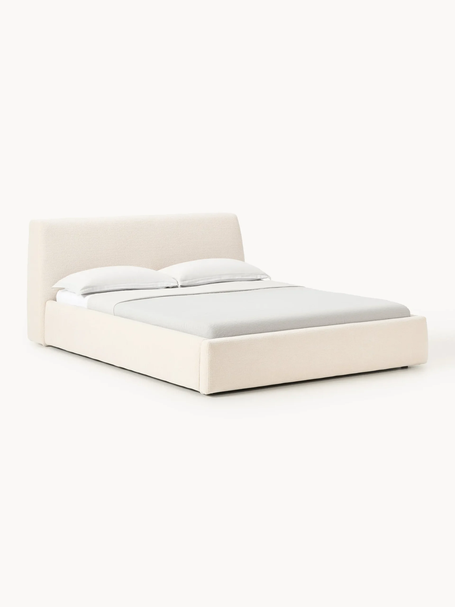 Letto imbottito con contenitore Cloud