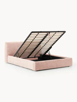 Letto imbottito con contenitore Cloud