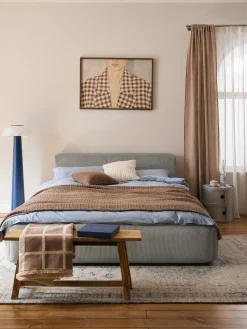 Letto imbottito con contenitore Melva