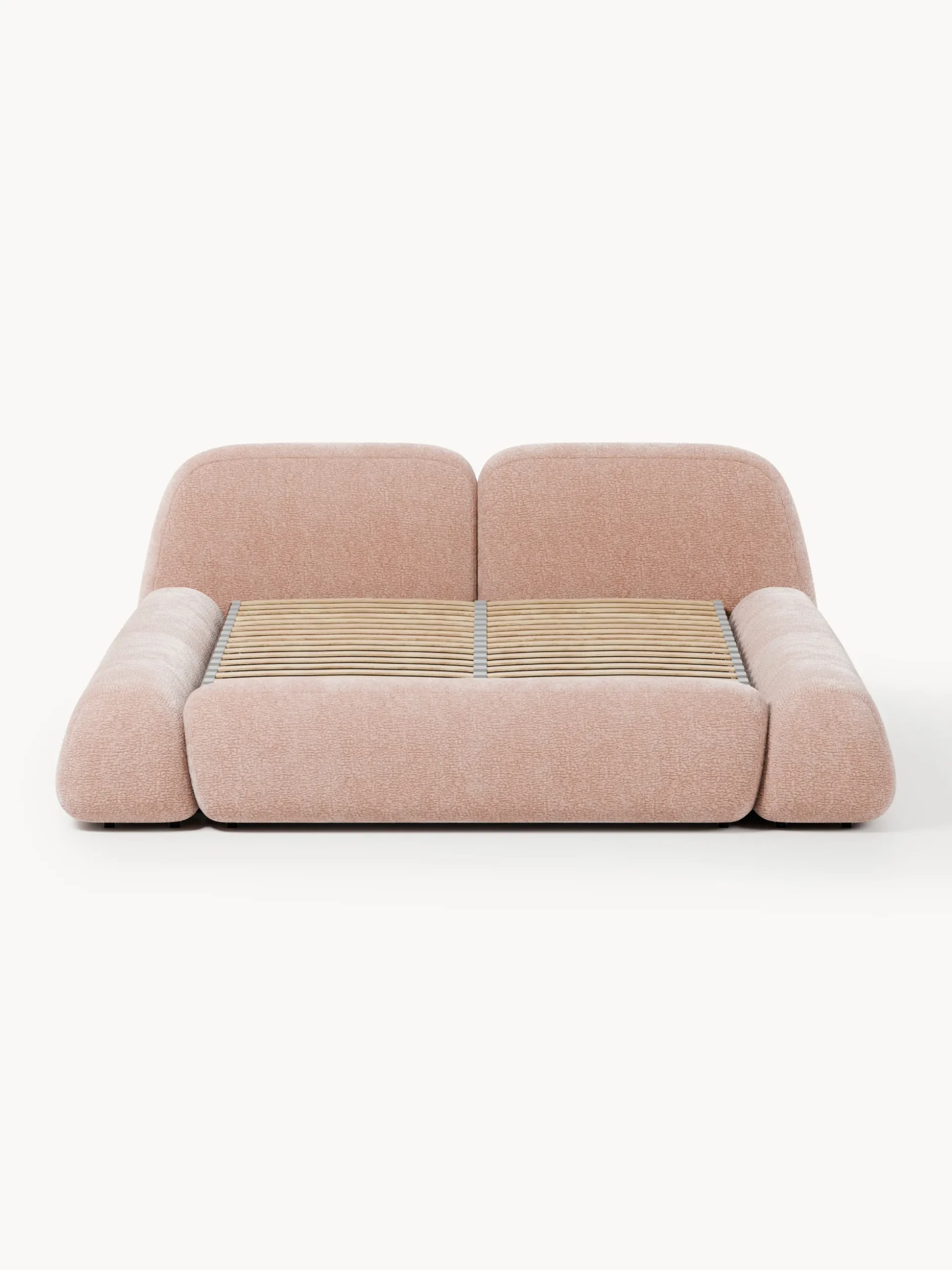 Letto imbottito con contenitore Wolke