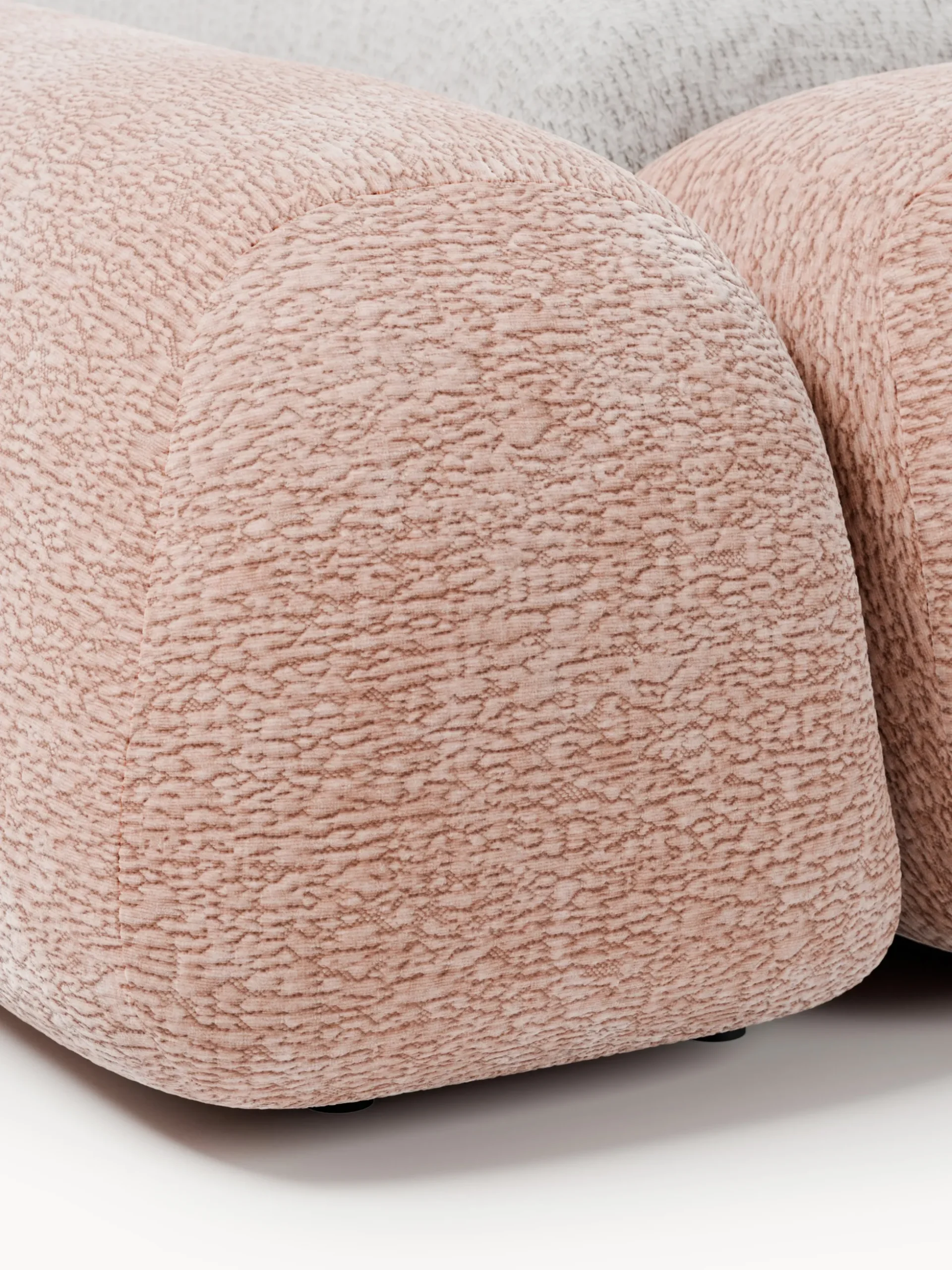 Letto imbottito con contenitore Wolke
