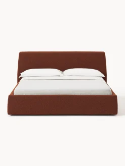 Letto imbottito in bouclé Cloud