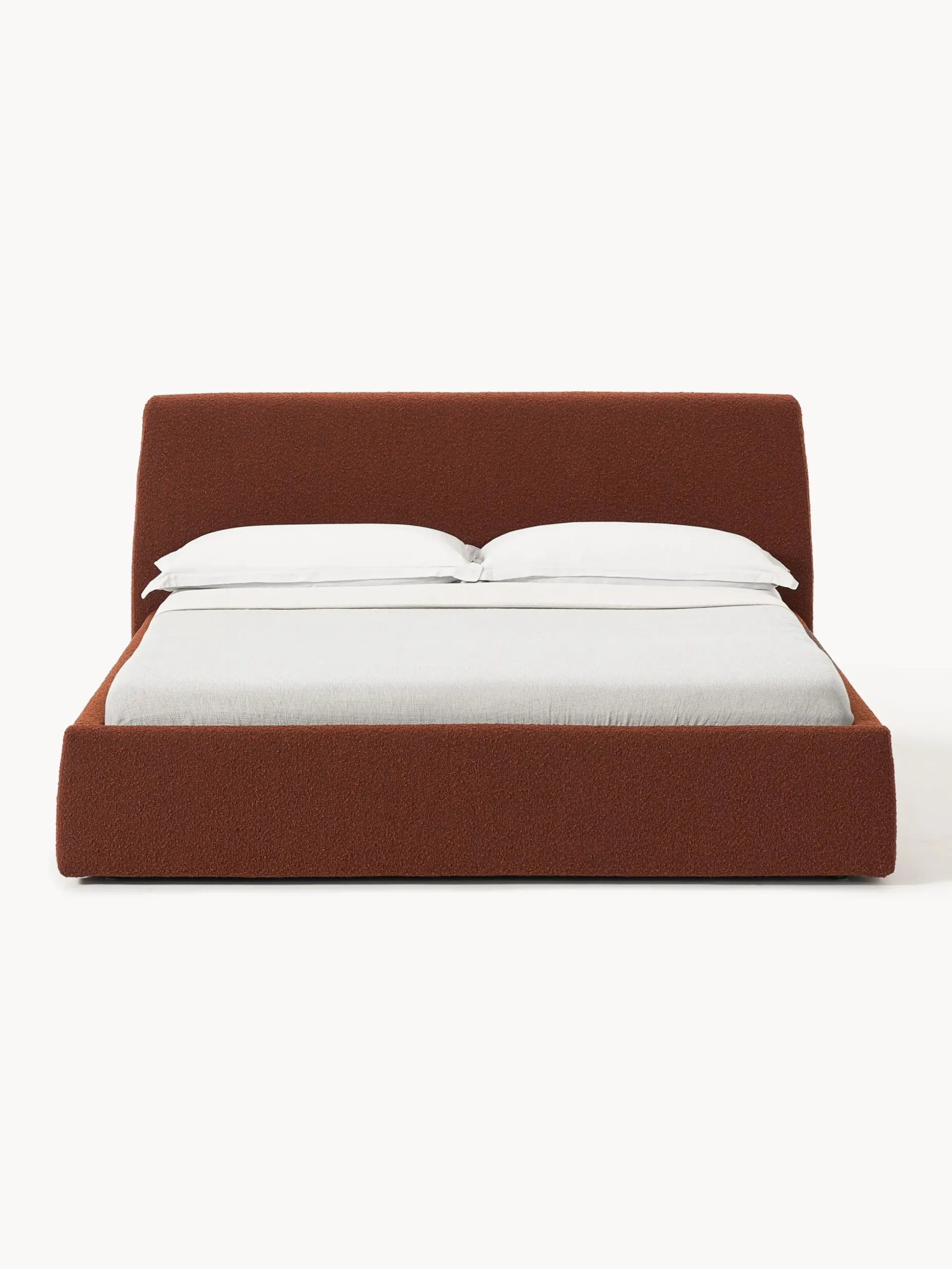 Letto imbottito in bouclé Cloud