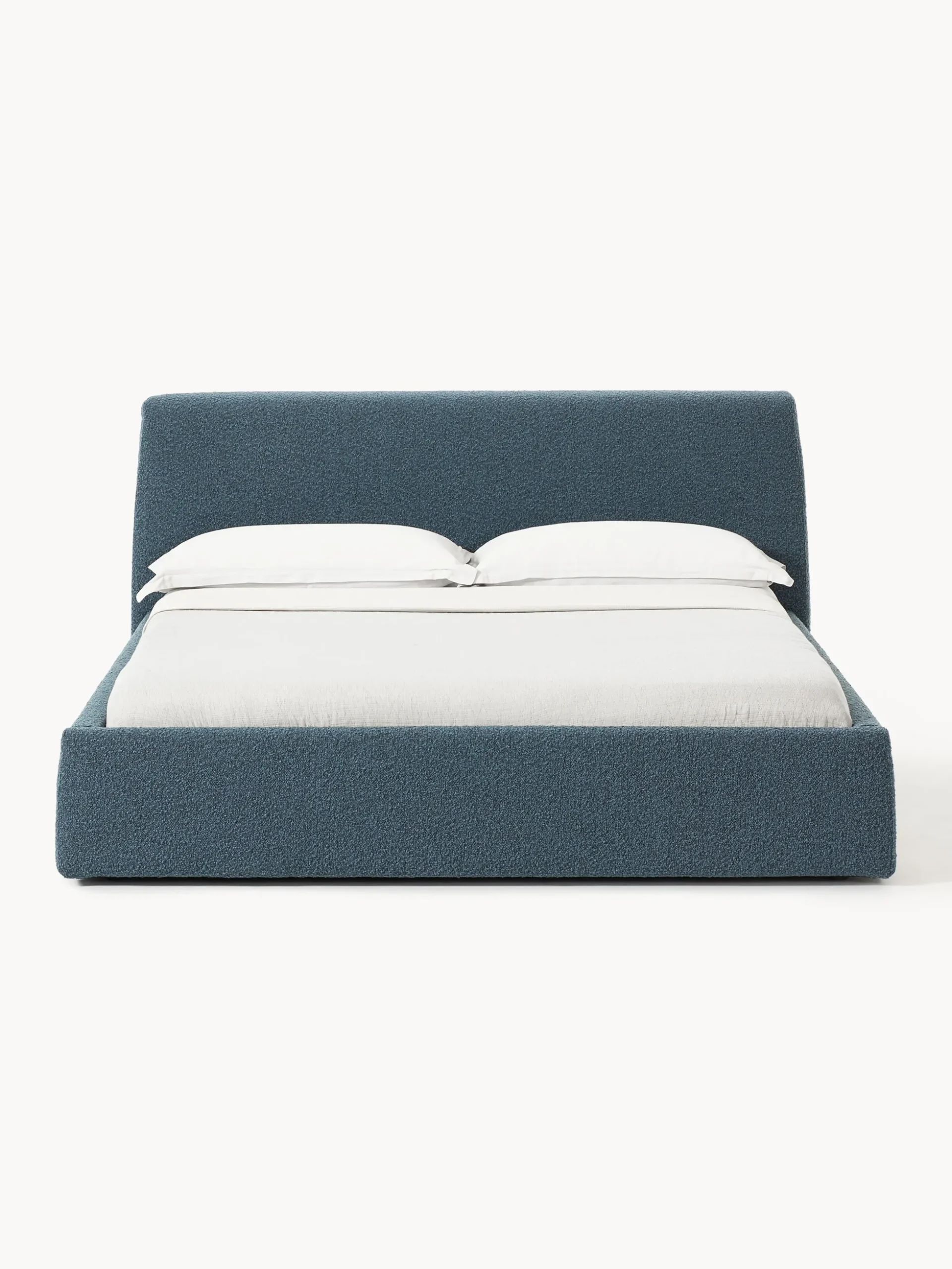 Letto imbottito in bouclé Cloud