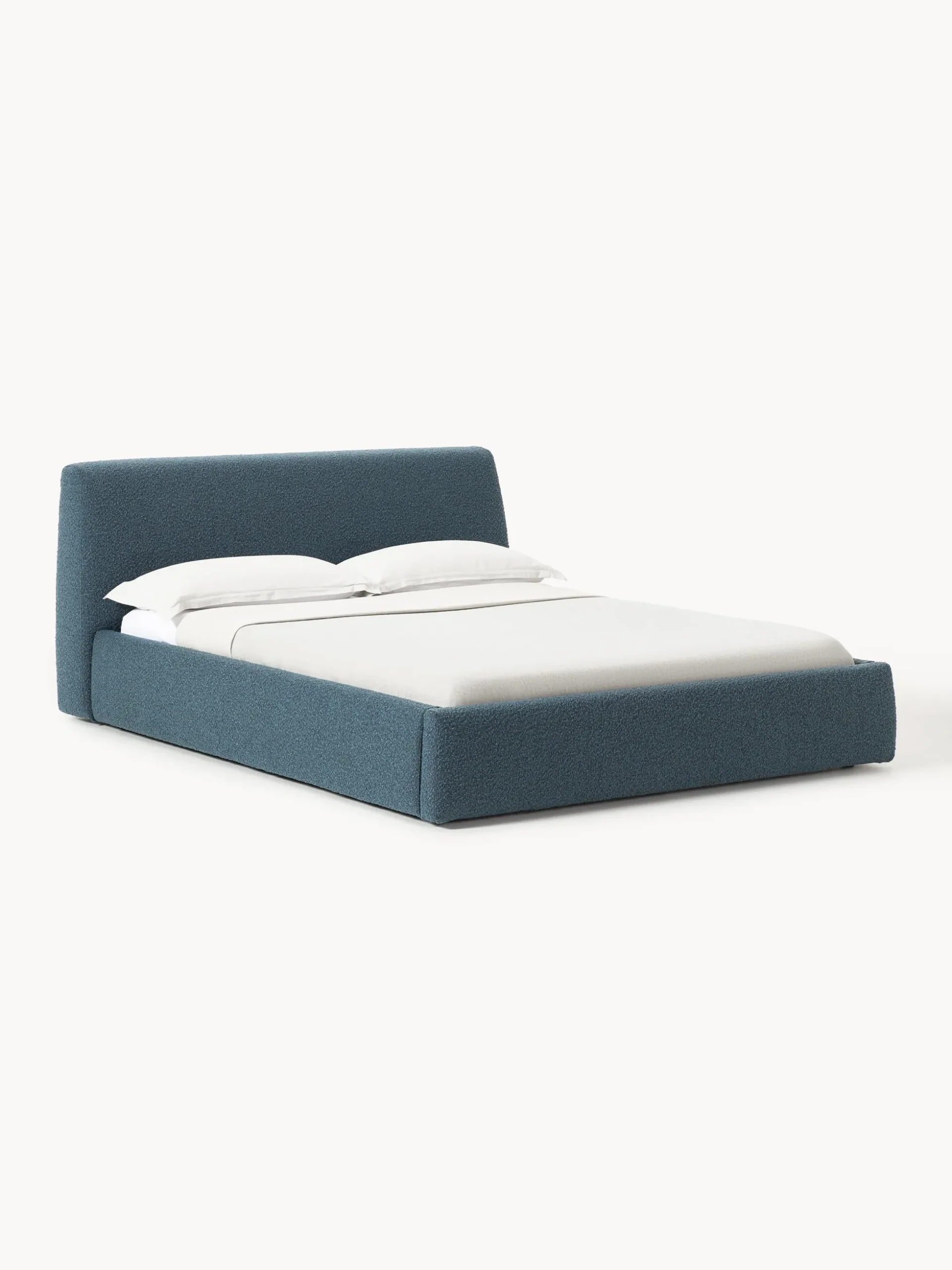 Letto imbottito in bouclé Cloud