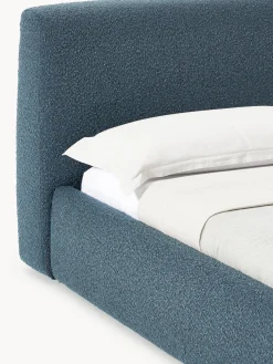 Letto imbottito in bouclé Cloud