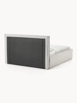Letto imbottito in bouclé con contenitore Dream