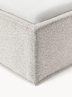 Letto imbottito in bouclé con contenitore Dream