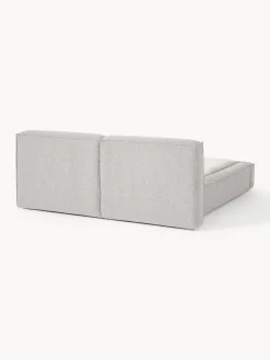 Letto imbottito in bouclé con contenitore Lennon